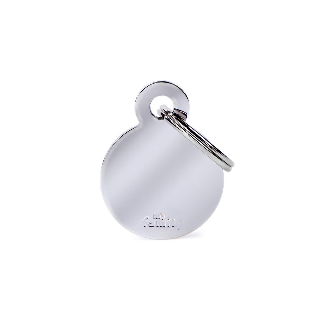 MyFamily Small Round Chromed Brass