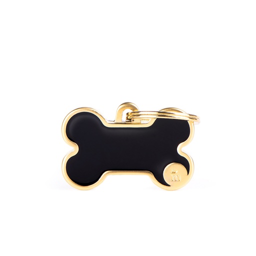 [MF85554] MyFamily Small Bone Black