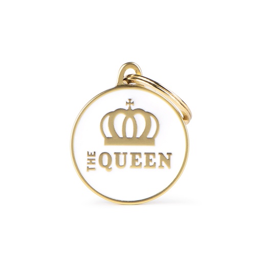 [MF85548] MyFamily I'M The Queen (Medium Size) White