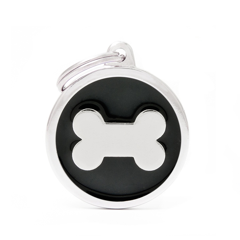 MyFamily Black Big Circle Bone