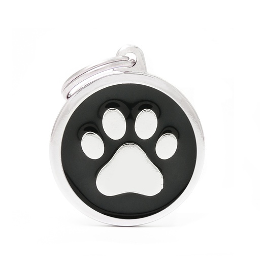 [MF25958] MyFamily Black Big Circle Paw
