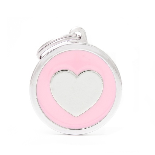 [MF25947] MyFamily Pink Big Circle Heart