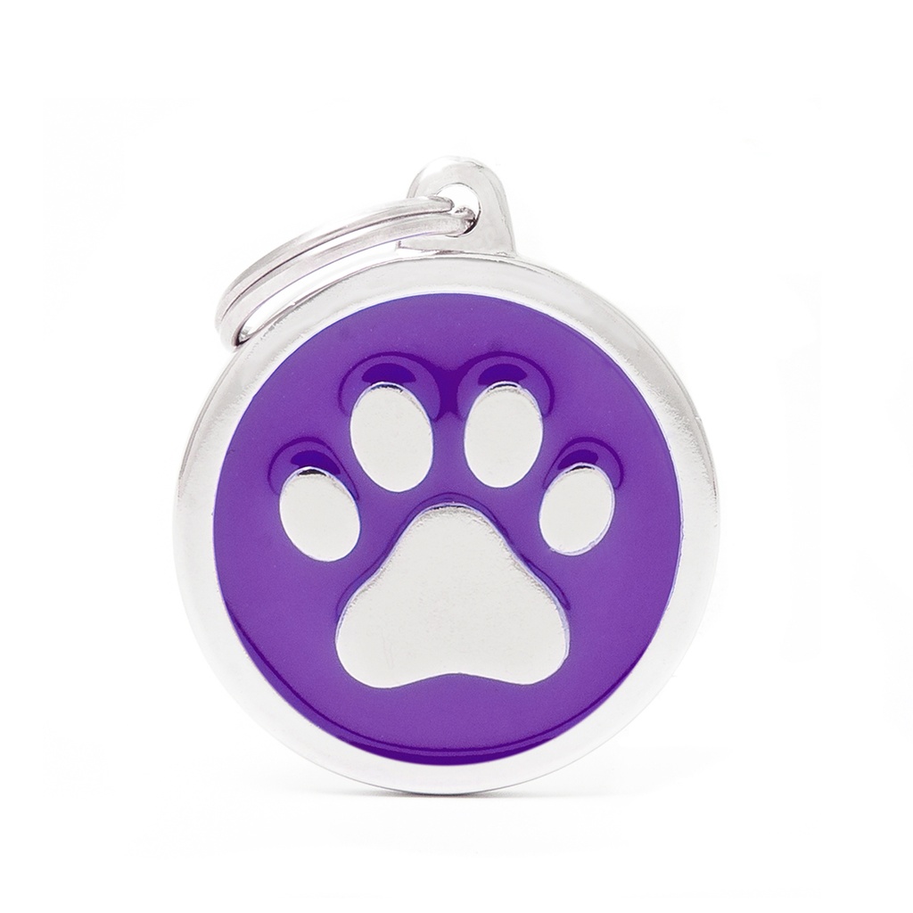 MyFamily Purple Big Circle Paw