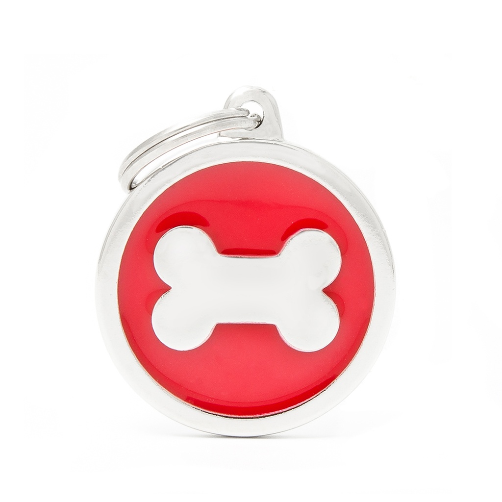 MyFamily Red Big Circle Bone