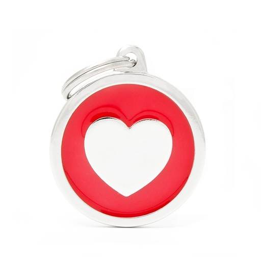 [MF25949] MyFamily Red Big Circle Heart