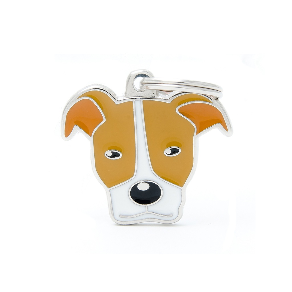 MyFamily Red And White American Pit Bull Terrier