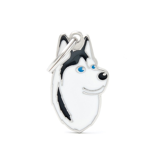 [MF25974] MyFamily Black And White Siberian Husky
