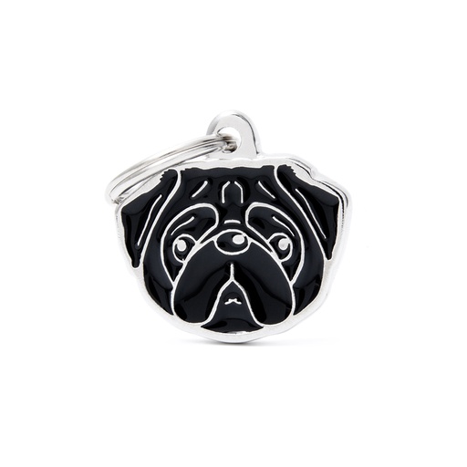 [MF27092] MyFamily Black Pug 