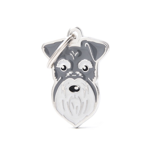 [MF27081] MyFamily Pepper-And-Salt Schnauzer