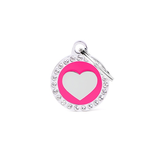 [MF25138] MyFamily Pink Glam Heart