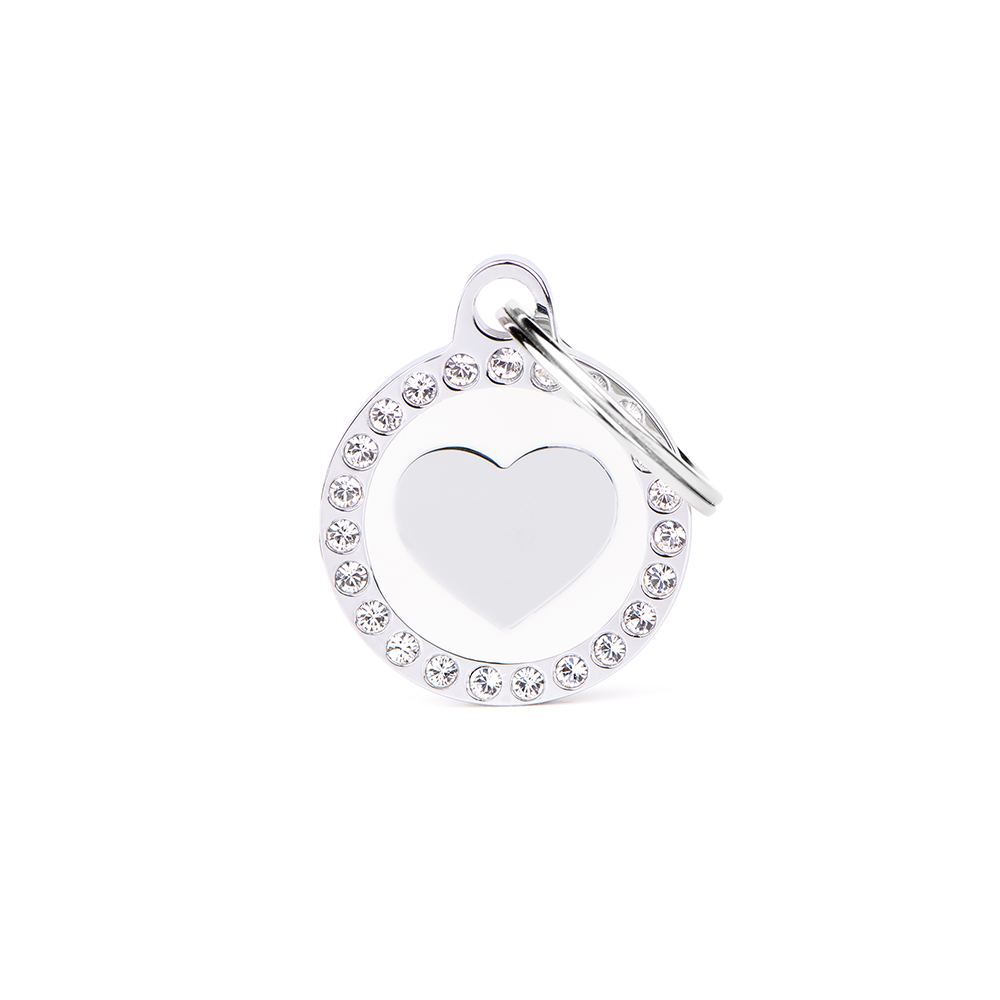 MyFamily White Glam Heart
