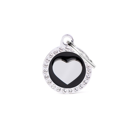 [MF25140] MyFamily Black Glam Heart