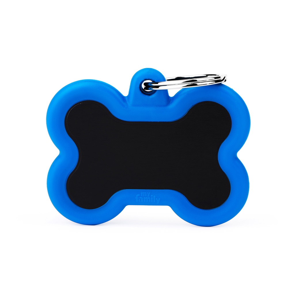 MyFamily Aluminium Black Bone With Blue Rubber