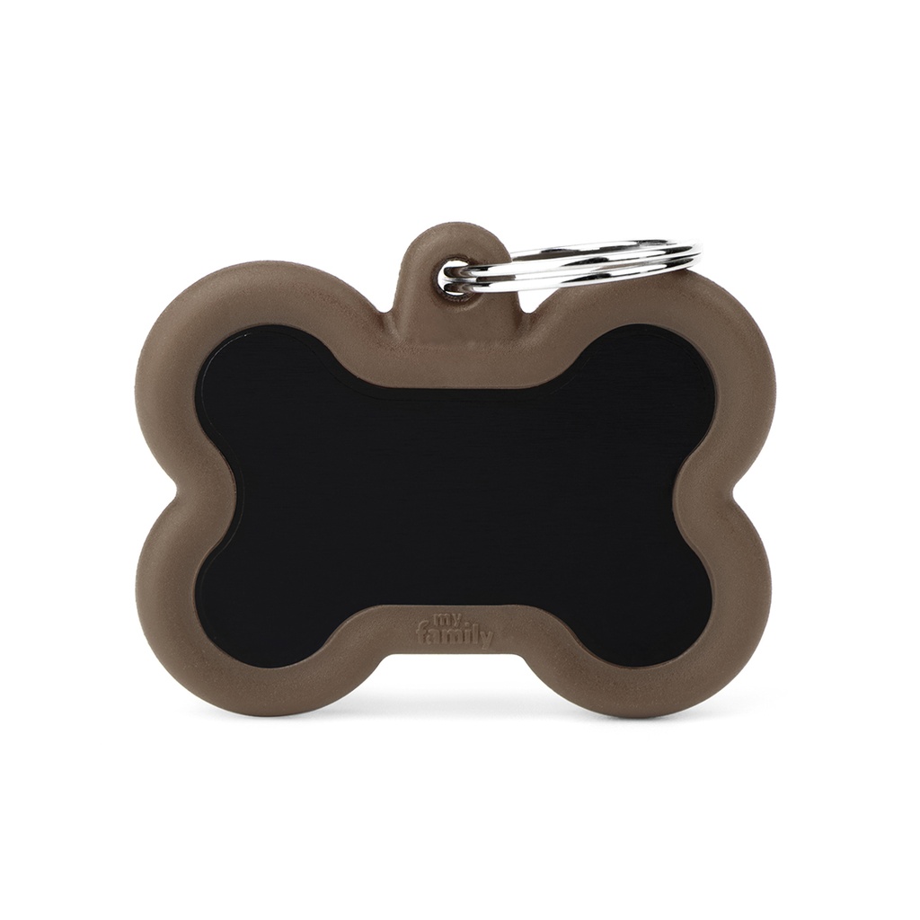 MyFamily Aluminium Black Bone With Brown Rubber