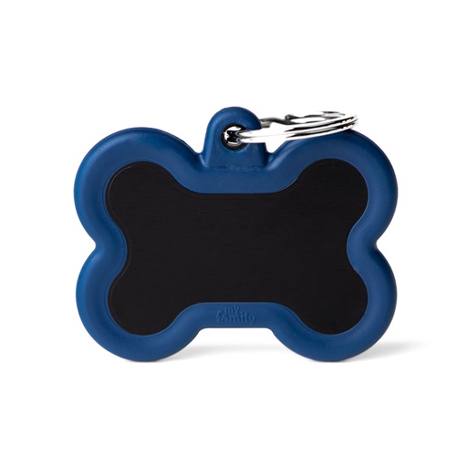 [MF21548] MyFamily Aluminium Black Bone With Dark Blue Rubber