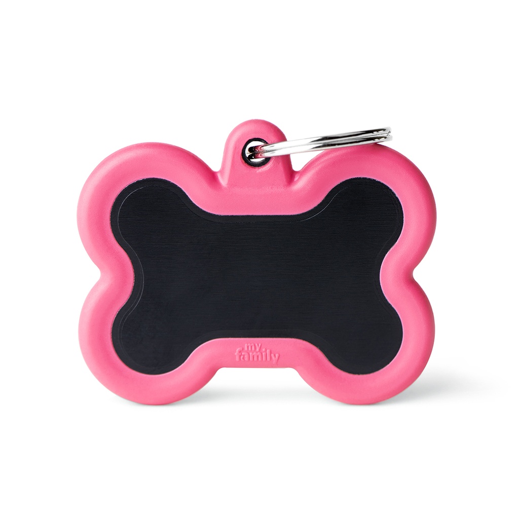 MyFamily Aluminium Black Bone With Pink Rubber