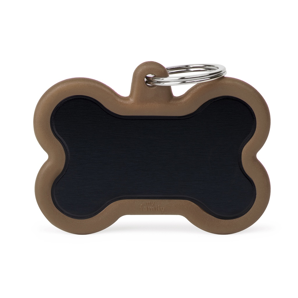 MyFamily Aluminium XL Black Bone With Brown Rubber