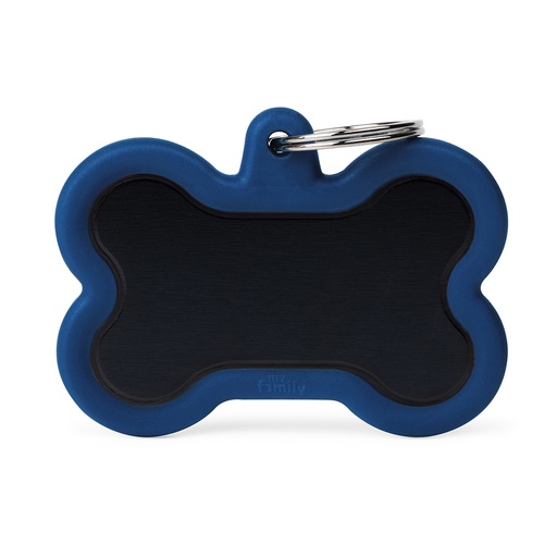 [MF21550] MyFamily Aluminium XL Black Bone With Dark Blue Rubber