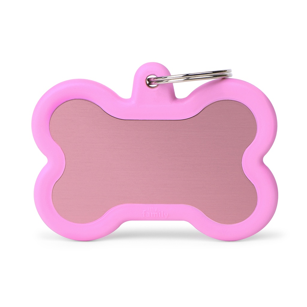 MyFamily Aluminium XL Pink Bone With Pink Rubber