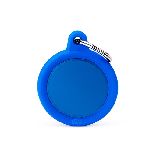 [MF27440] MyFamily Aluminium Blue Circle With Blue Rubber