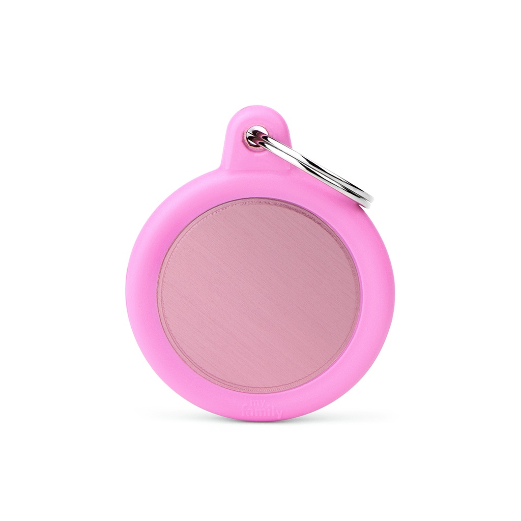 MyFamily Aluminium Pink Circle With Pink Rubber