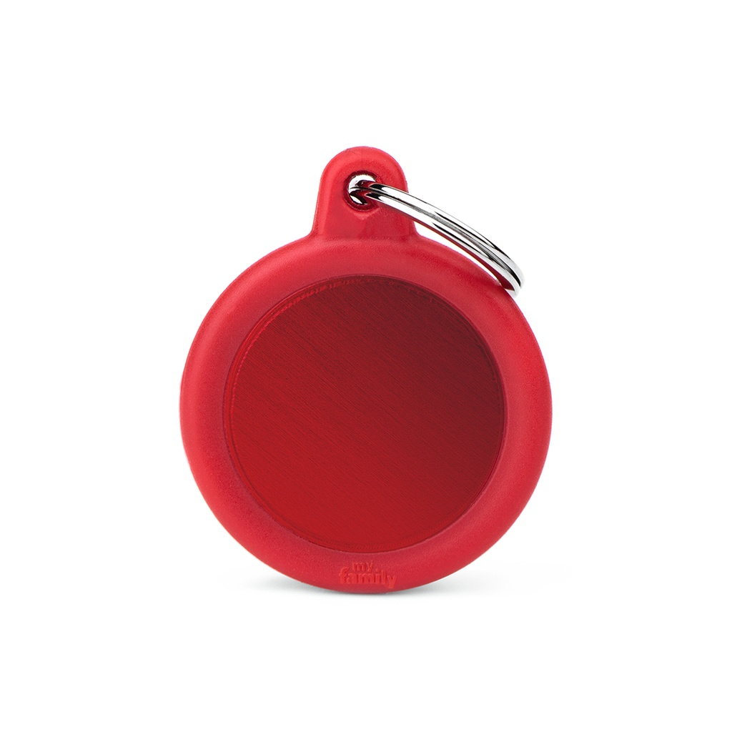MyFamily Aluminium Red Circle With Red Rubber