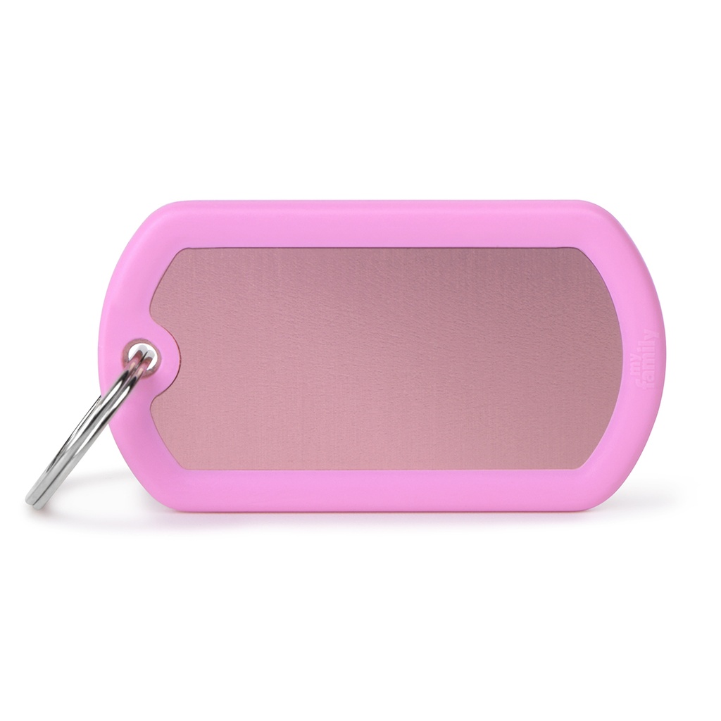 MyFamily Aluminium Pink Military With Pink Rubber
