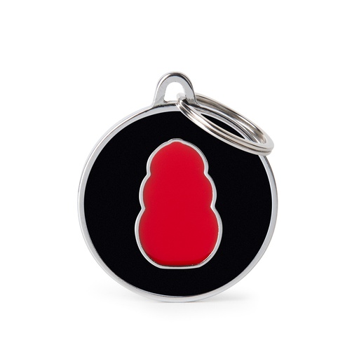 [MF85158] MyFamily Black Circle Red Kong