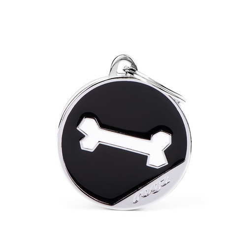 [MF85522] MyFamily Rogz Black Circle White Bone