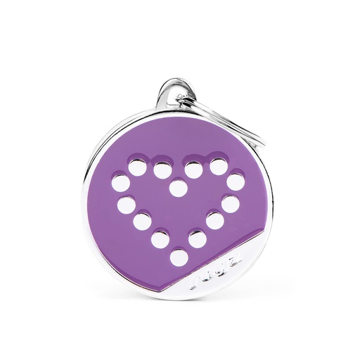 [MF85520] MyFamily Rogz Purlce Circle Heart
