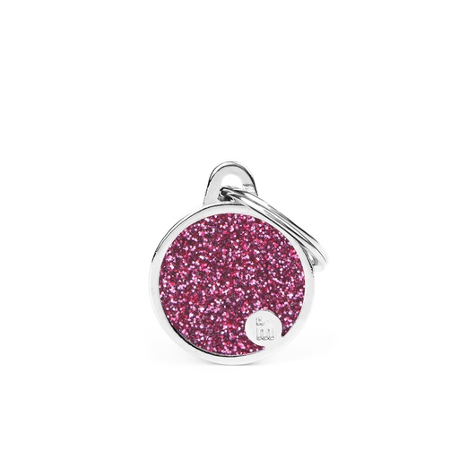 [MF21858] MyFamily Small Circle Glitter Pink