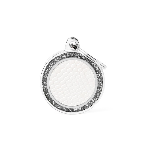 [MF27912] MyFamily Medium Circle Saint Tropez White