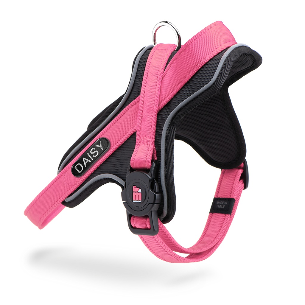MyFamily Y Harness Memopet ID Pink S