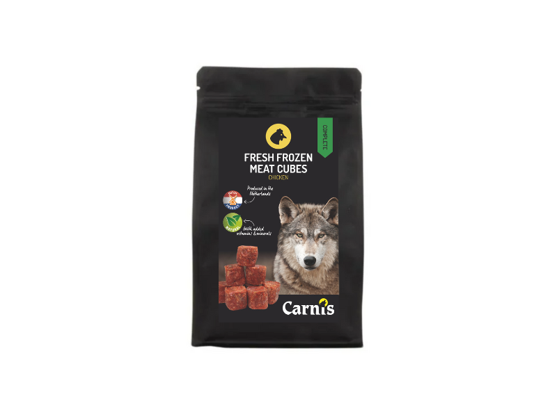 Carnis Vers Vlees Cubes Kip Compleet 8 x 500 gr.