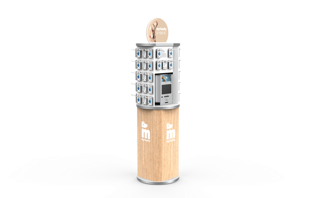 MyFamily 2023 Revolving Counter Totem With Crowner