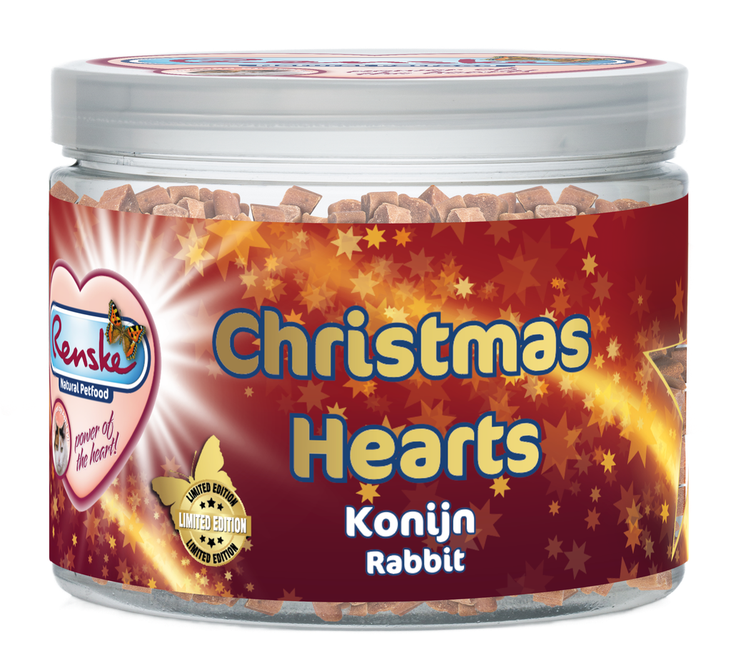 Renske Christmas Kat Hearts Konijn 12 x 100 gr.