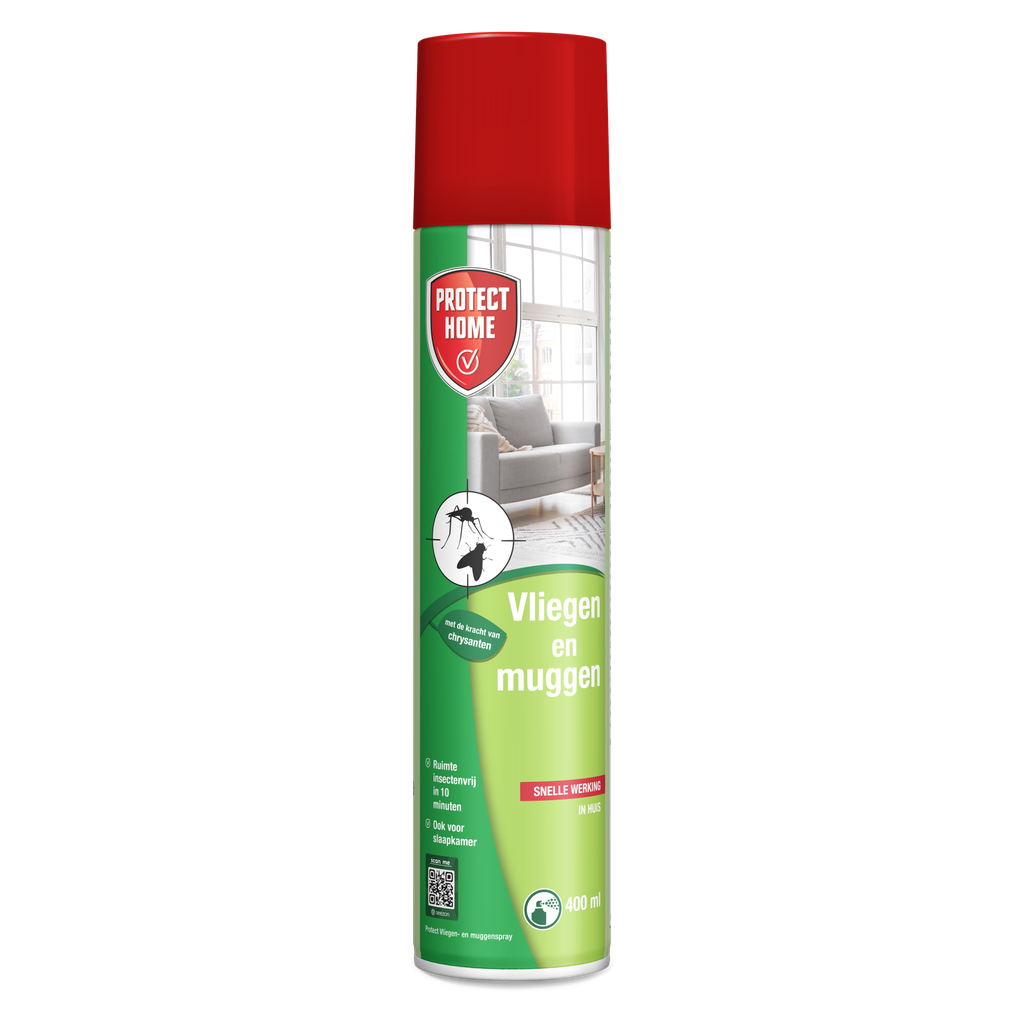 Protect Home Vliegen & Muggenspray 400 ml.