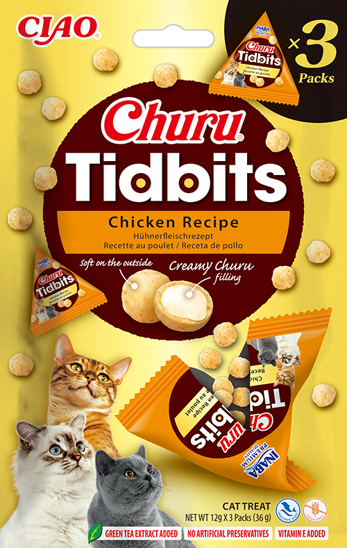 Inaba Churu Tidbits Chicken (6 x 3 x 12 gr.)