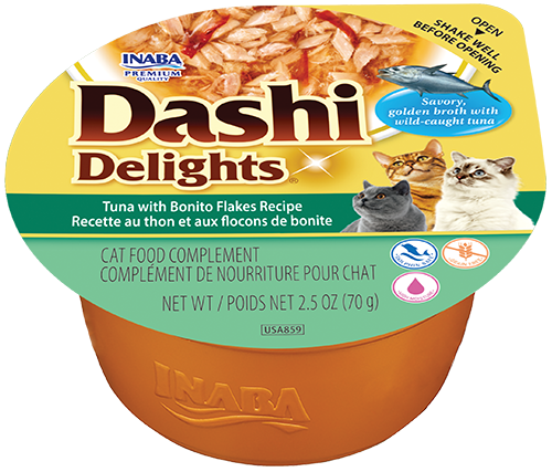 Inaba Dashi Delights Tuna With Bonito Flakes (6 x 70 gr.)