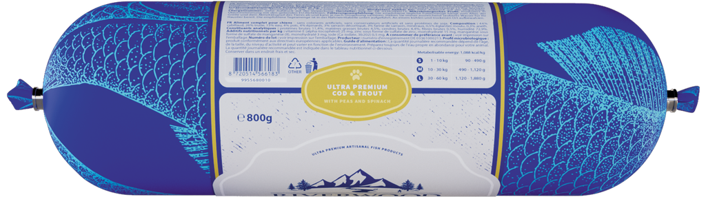 Riverwood Fish Sausage Cod & Trout