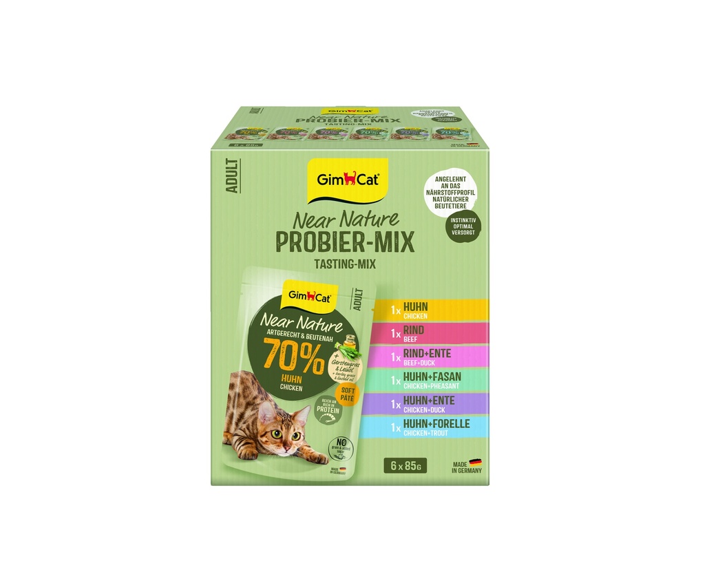 GimCat Near Nature Mix 6 x 85 gr.