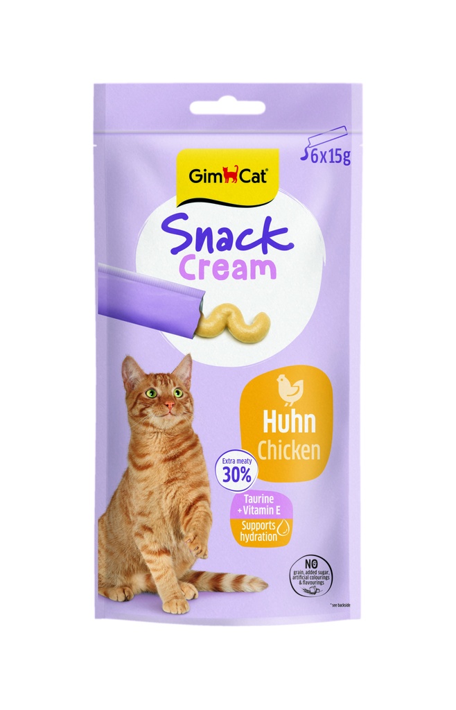 GimCat Snack Cream Kip 6 x 15 gr.