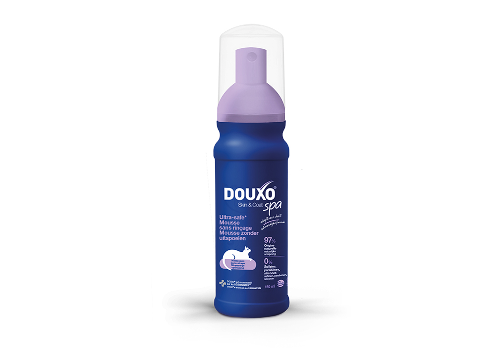 Douxo Spa Cat Mousse Zonder Uitspoelen 150 ml.