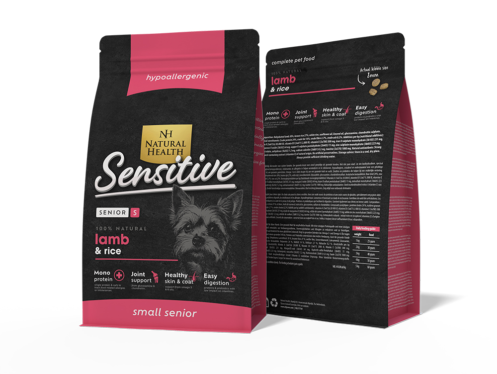 Natural Health Dog Lamb & Rice Senior Small Bites