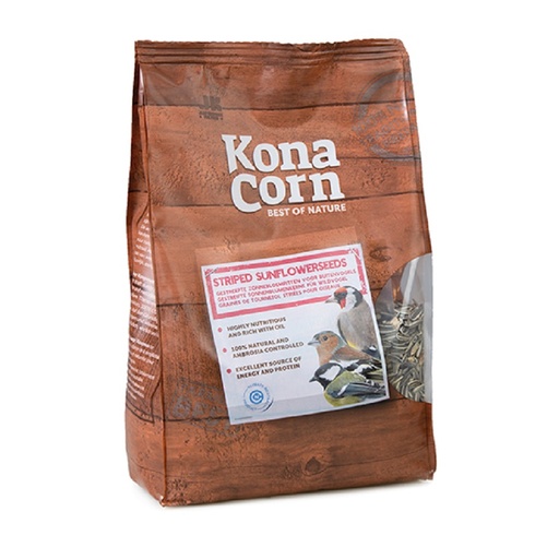 [KC02495] Konacorn Gestreepte Zonnebloempitten (900 gr.)