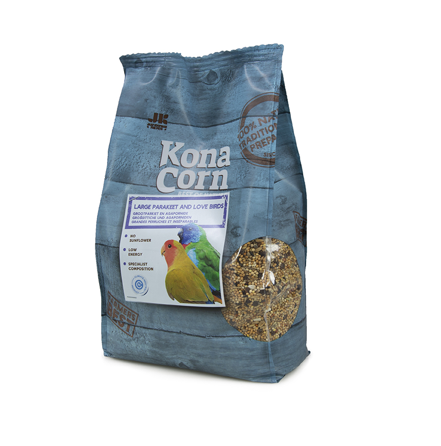 Konacorn Grootparkiet en Agapornide