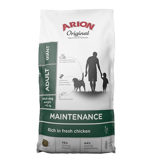 [AR06074] Arion Dog Original Adult Maintenance Giant Breed (12 kg.)