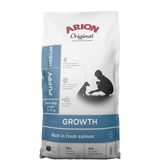 Arion Dog Original Growth Fish Medium Breed