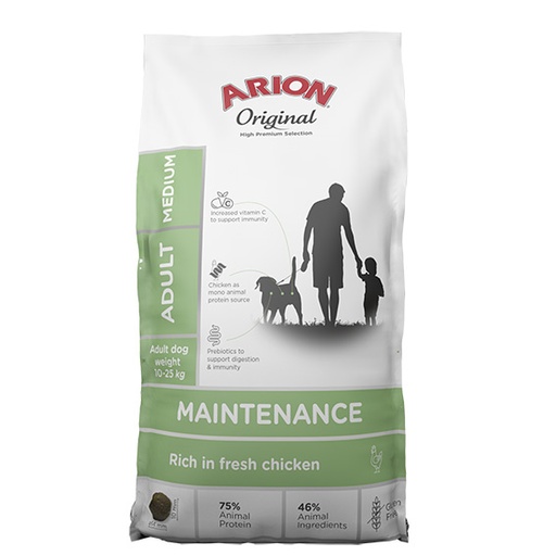 [AR06071] Arion Dog Original Adult Maintenance Medium Breed (2 kg.)