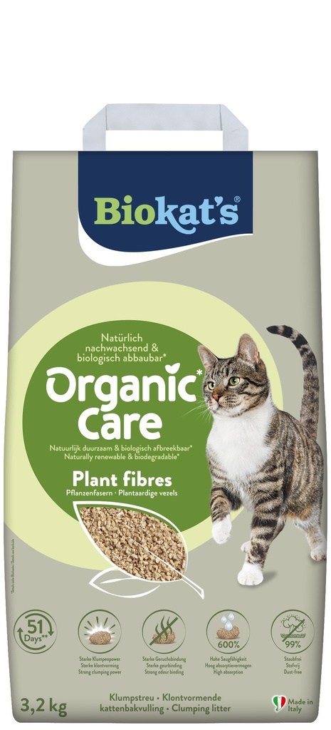 Biokat's Organic Care Plant Fibres